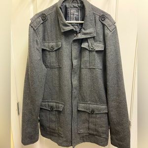 Black Elixir Men’s Herringbone Jacket - Great Condition, XL